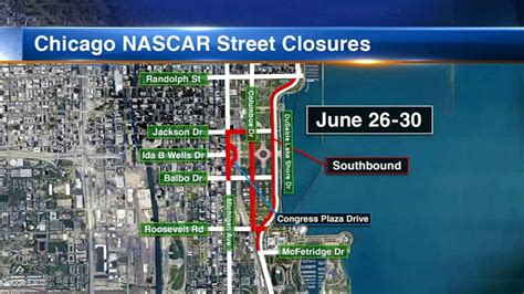 Major NASCAR street closures begin in downtown Chicago
